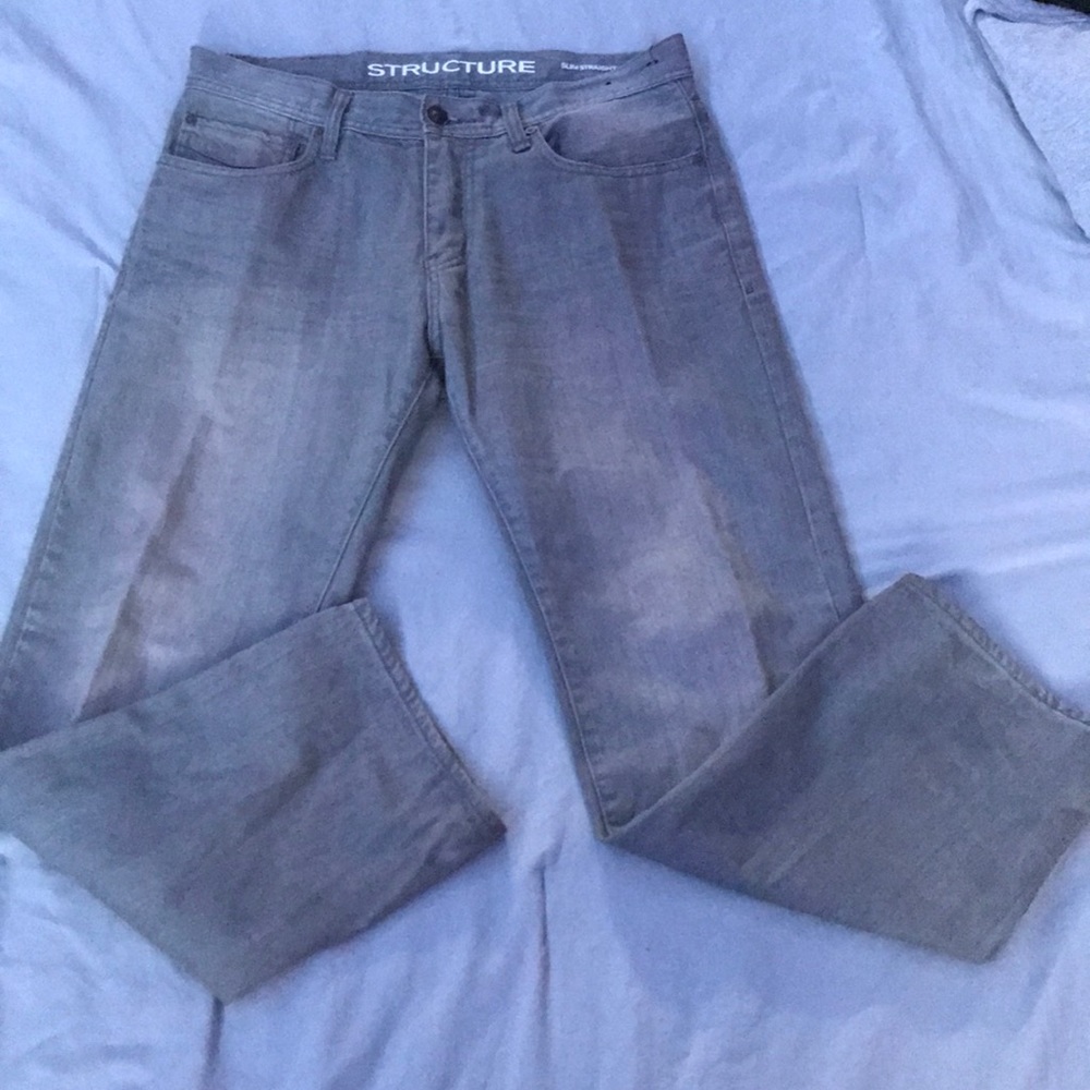 Men’s Structure Slim Straight Jeans